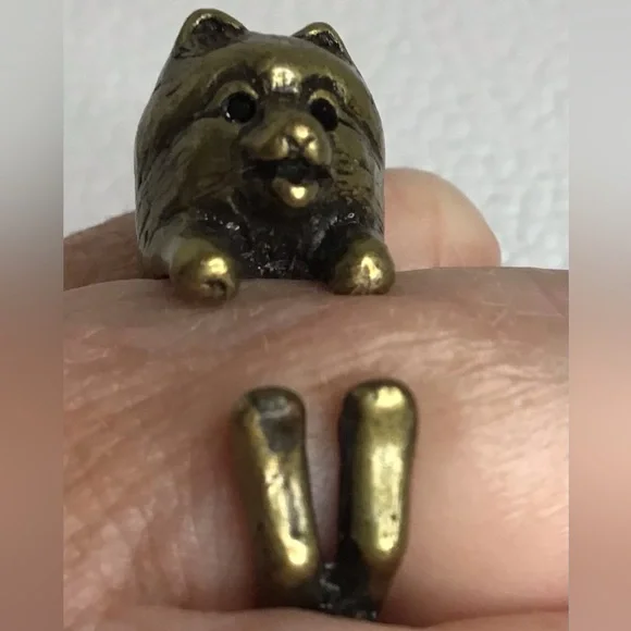 CUTE LITTLE PUPPY RINGS - Picture 2 of 10